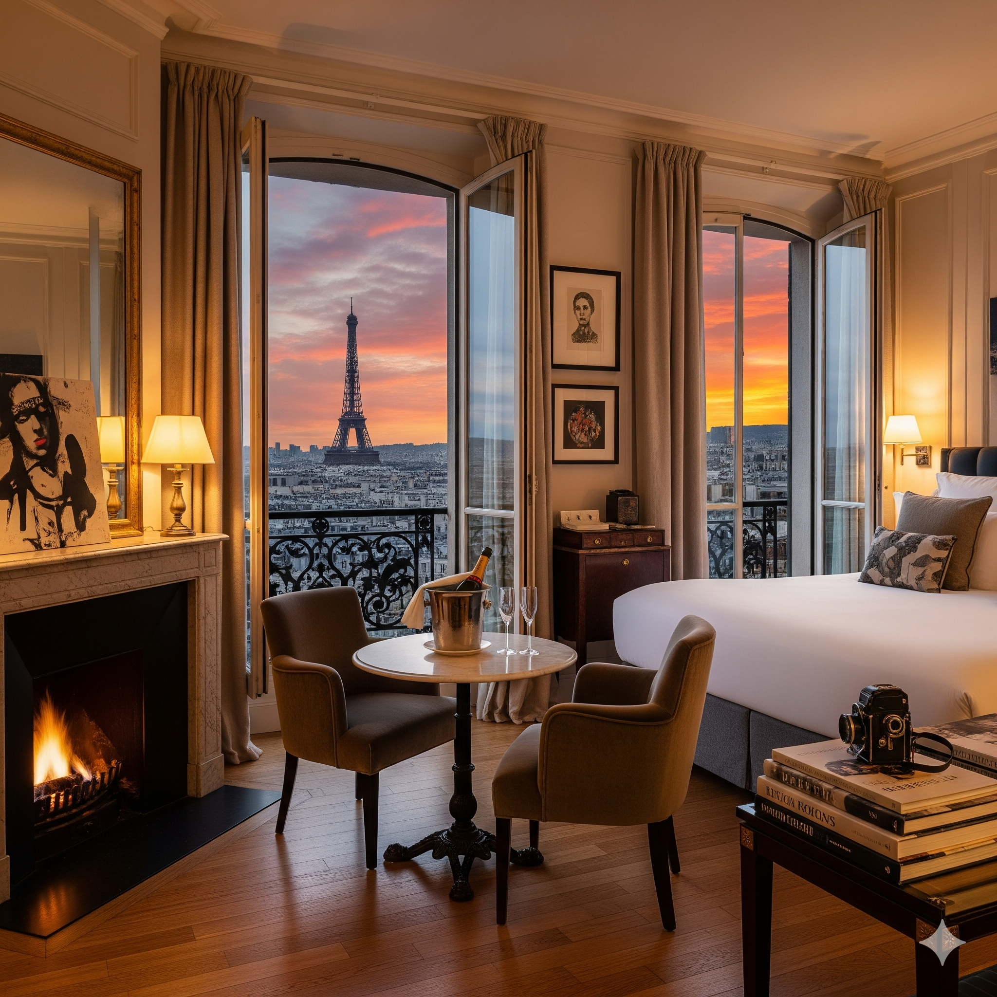 Smiling hotel concierge handing a room key to a happy guest, representing personalized service and loyalty.